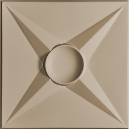 Ceilume Circle Star 2ft x 2ft Latte Ceiling Tile V1-CIRSTR-22LAO
